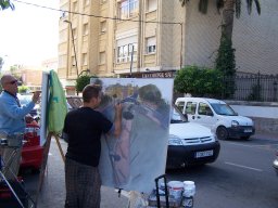 Concurso de Pintura al aire Libre en Mula 2010